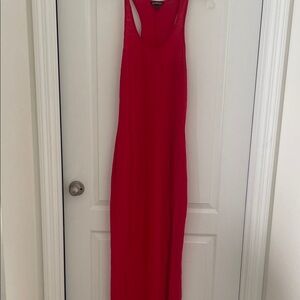 Express Vibrant Red Maxi Dress